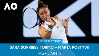 Sara Sorribes Tormo v Marta Kostyuk Highlights (2R) | Australian Open 2022