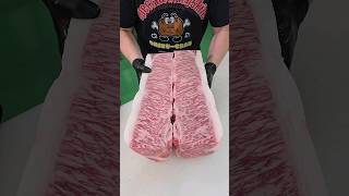 黒毛和牛のサーロインを縦にカットしてみた🔪wagyubeefsirloin🥩