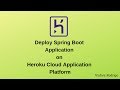 Deploy Spring Boot Application on Heroku