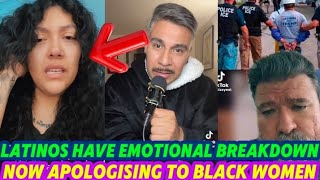 #fafo Is 🔥 As LATINOS Have EMOTIONAL BREAKDOWN REGRETTING Their VOTES\u0026Now APOLOGISING To BL🖤CK WOMEN