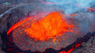 ICELAND VOLCANO IS ERUPTING LAVA WITH 18 m3/sec!EPIC DRONE FLIGHT, ENDING WITH A TWIST! Aug 13, 2021