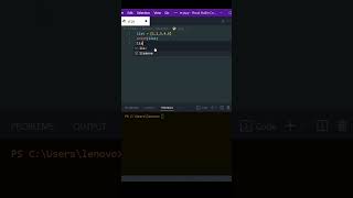 How remove any element from the list