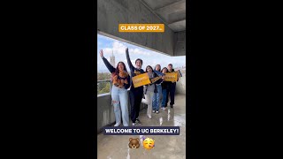 Welcome to UC Berkeley, Class of 2027!