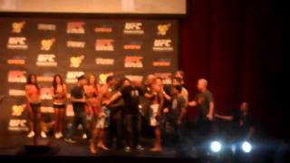 UFC 127 BISPING VS RIVERA WEIGH IN