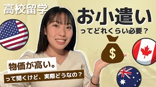 高校留学で必要な毎月の「おこづかい」は、どんなものにいくら使うの？ No.328