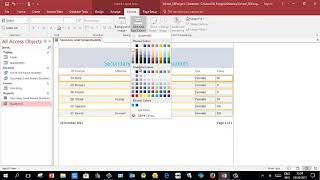 MS Access Database (Lesson 4): Video Tutorial Report Wizard