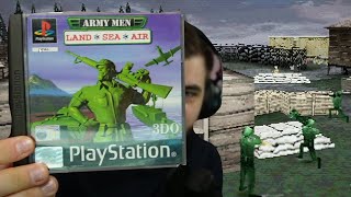 Plastikowe żolnierzyki z dzieciństwa, ciężkie - Army Men: Land -Sea - Air (PSX)