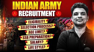 Indian Army Recruitment 2026 | Eligibility, Age Limit, Selection Process, Salary & Life Style