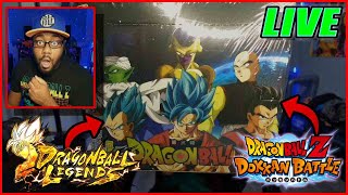 WHAT!! THIS DRAGON BALL Z BOOSTER BOX HAS DOKKAN BATTLE & LEGENDS CARDS?!?!