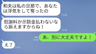 突然、彼氏の嫁を名乗る女性から慰謝料の要求があった。「私の夫を盗んだわね！」と勘違いしている様子。