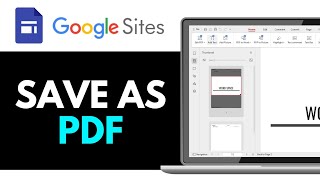 How to Save Google Sites as PDF 2025 (Beginner Guide)