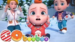 Boo Boo Song (Winter Version) | Play safe In The Snow | GoBooBoo Nursery Rhymes \u0026 Kids Songs