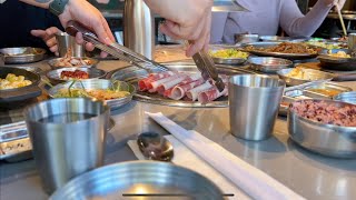 Trying Korean Bbq Restaurant #asmr #food #canada