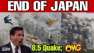 8.5 magnitude hit Japan ! Japan earthquake today live footage! Earthquake today news live 2023