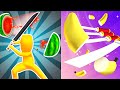 Flying Cut vs Slicy Fruits Game - PikaName All Levels Gameplay Walkthrough Android IOS Mobile