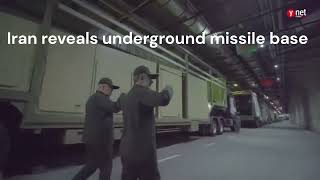 Iran reveals underground missile base