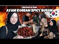 CHICKEN BUSAN  KOREAN 2X SPICY 🍗 BERAPI TAPI SEKALI  MAKAN NAK LAGI!!
