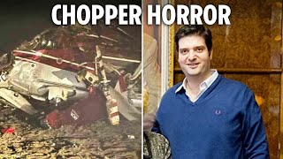 Salami fortune heir among 3 dead as chopper crashes in castle grounds in Italy