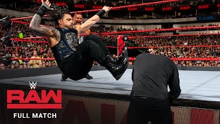 FULL MATCH - Roman Reigns vs. Baron Corbin – Universal Title Match: Raw, September 17, 2018