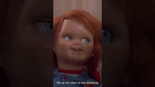 Clock in 😇 Clock out 👿 - Child's Play (1988)
