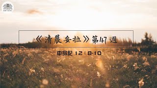 《清晨妥拉》第47週 (三) | 申命記 12：8-10 | 國度禾場事工 一教會  Kingdom Harvest Ministries One Church