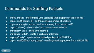 Intro to the Scapy Packet Manipulation Tool