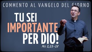 Commento al Vangelo del giorno - TU SEI IMPORTANTE PER DIO! - Mc 2,23-28