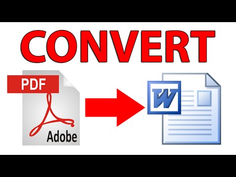 How to convert PDF file to .doc / .docx (Word) file - Tutorial How to convert PDF file to .doc / .docx (Word) file - Tutorial