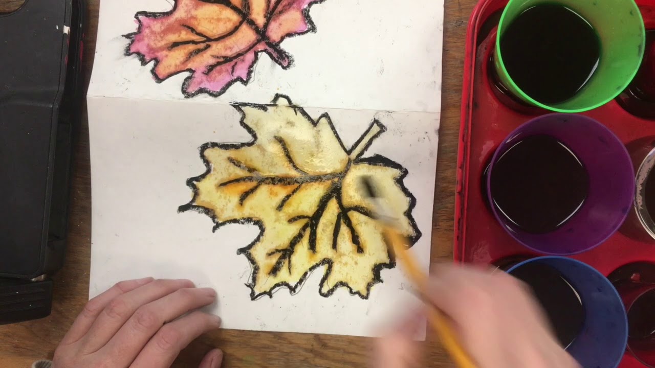 Watercolor Leaf Painting Youtube