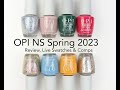 OPI Nature Strong Even More Flowerful Spring 2023: Review, Live Swatches & Comparisons