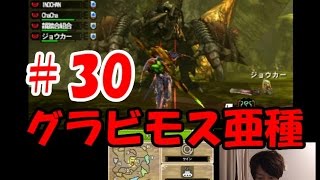 [モンハン４Ｇ実況]#30 ついにＨＲ６へ!!グラビモス亜種に操虫棍で挑む!!