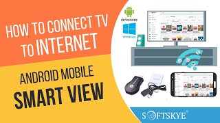 Connect TV to Internet with Android Mobile Smart View | Anycast M4 Plus