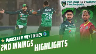 2nd Innings Highlights | Pakistan vs West Indies | 3rd ODI 2022 | PCB | MO2T