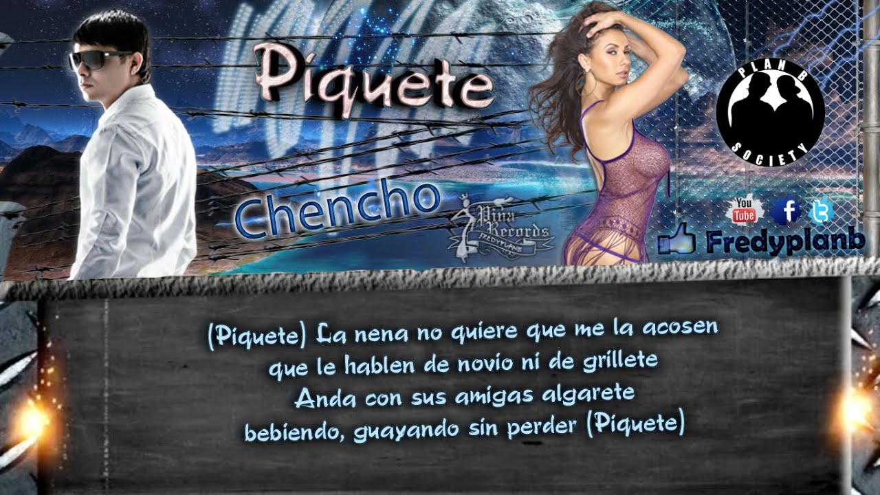 "Piquete" (Letras) - Wisin Ft. Plan B - YouTube