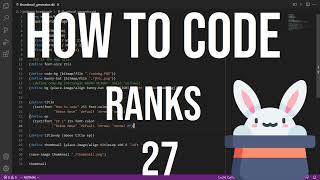 how to code racket - 27 ranks