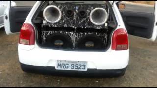 Gol com 2 Eros SDS 2.7k + Taramps TA 3.5Rms