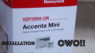 Honeywell Accenta Mini With LCD Keypad GEN 4 Garage Installation!!!  (Not A Fan)