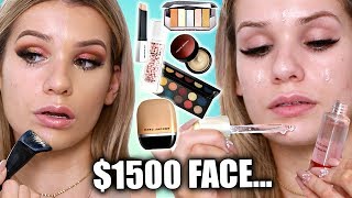 Testing Full Face of LUXURY Makeup... WAS IT WORTH IT?
