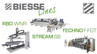 Biesse Lines - RBO WNS - STREAM SB - TECHNO - Automatic Panel Production