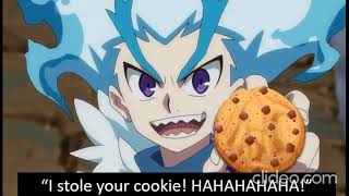 How Shu Became Red Eye: A Beyblade Burst Parody (Part 1) (Theodore and Lui have Cookies!?)