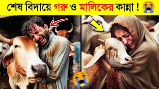 কোরবানির গরুর শেষ বিদায়ে গরু ও তার মালিকের কান্না..😭😭 কোরবানি গরুর দাম ২০২৪ || Qurbani 2024