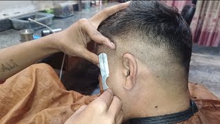 World Youngest ASMR Barbar Man Zero Haircut💈💈 And Catdown Hair Colour in Pakistan🇵🇰🇵🇰#menshairstyle