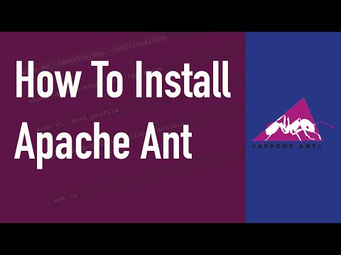How to Install Apache Ant on a Mac How to Install Apache Ant on a Mac