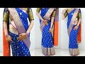 Easy & beautiful silk saree draping step by step for beginners | silk saree draping wedding tutorial