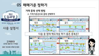 [해외선물 자동매매] 해신 김과장 04강 매매기준정하기