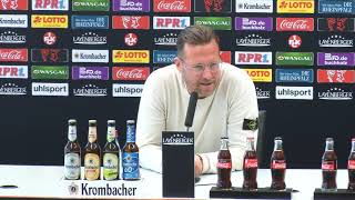 Livestream: Pressekonferenz vor dem Auswärtsspiel bei den Würzburger Kickers