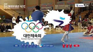 2019 전국생활체육대축전 택견(남자 난겻기 - 결승전)