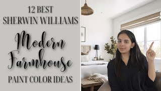 12 Best Sherwin Williams Modern Farmhouse Paint Colors