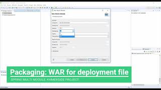 Complete setup and config multi module spring maven project