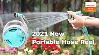 New Portable Hose Reel 2021丨Retractable \u0026 Multifunctional Spray Head - Banggood Tool Sets